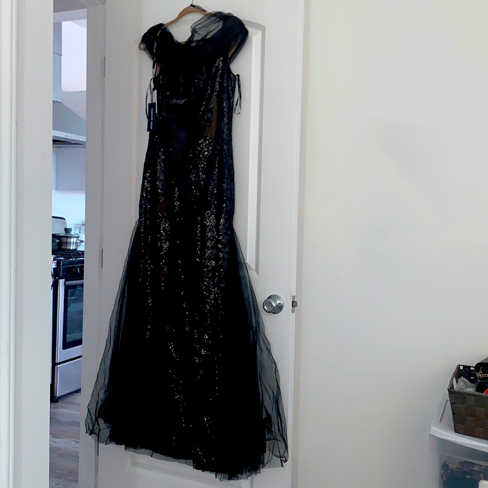 Tadashi Shoji Black Dress, gown, new